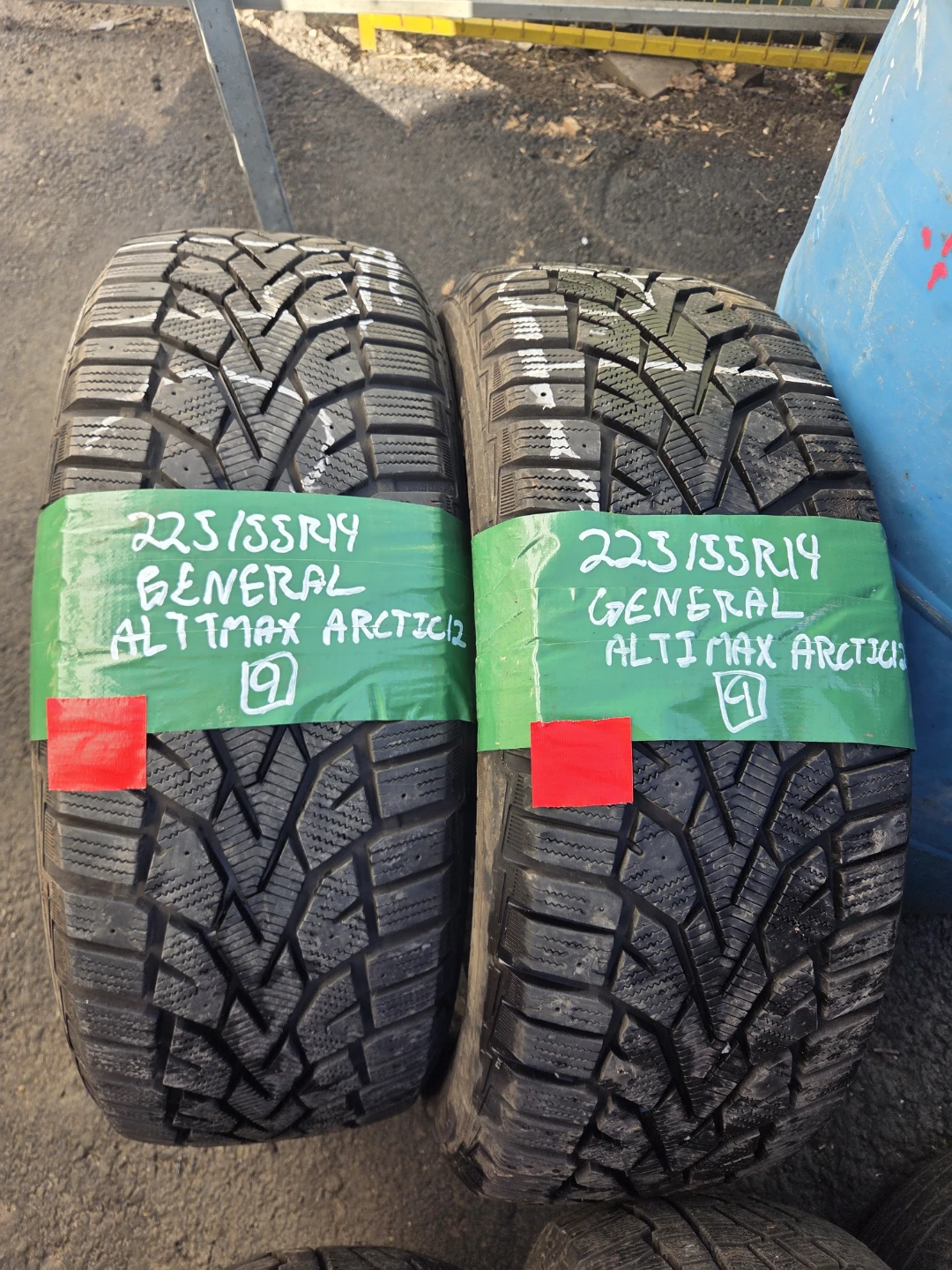 2 General AltiMax Arctic12 Tires 225/55R19