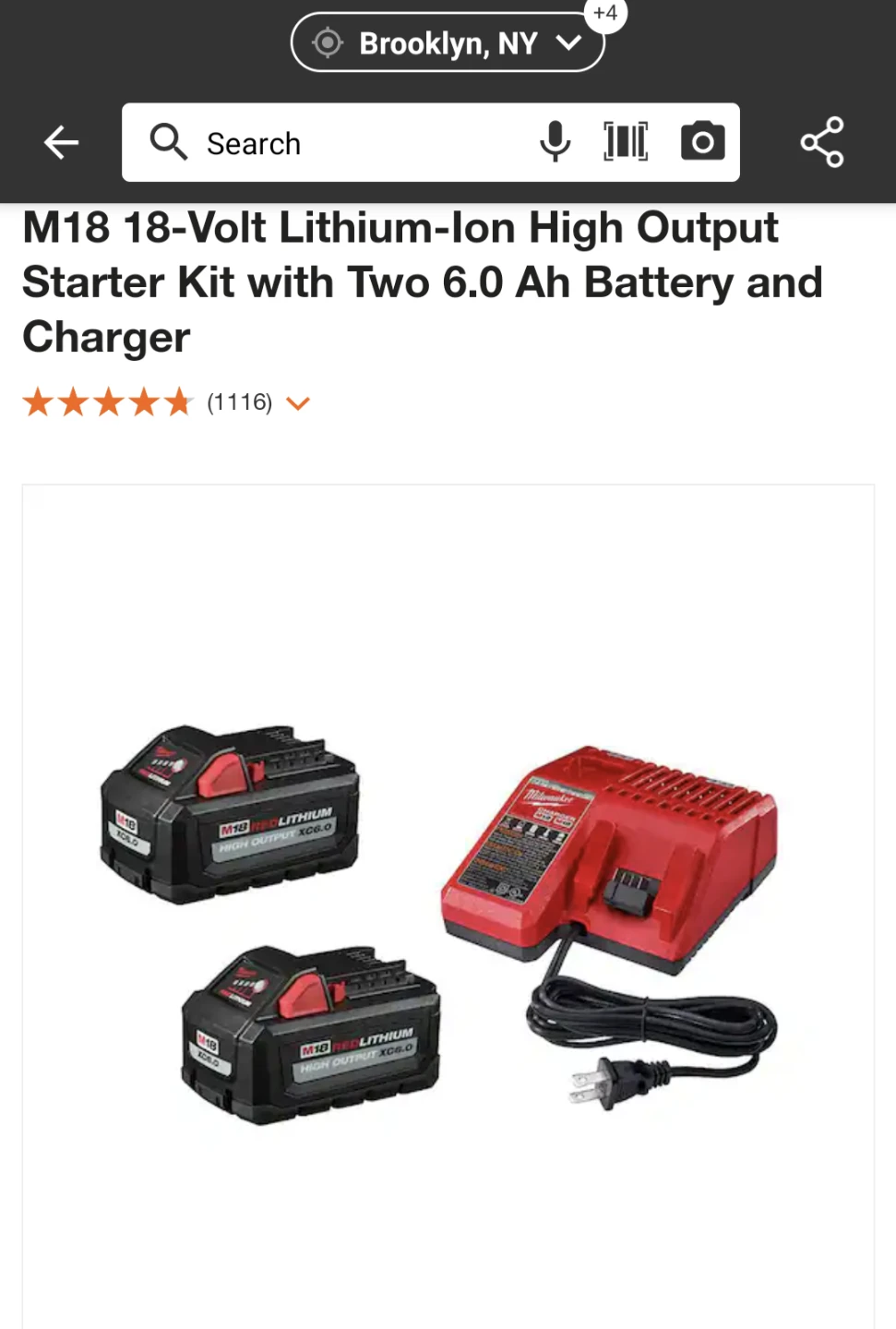 M18 Milwaukee XC 6.0 + XC 4 0 Lithium 3 Pack Starter Kit - photo 2