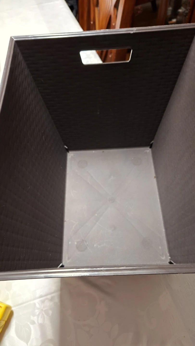 Dark Brown Wicker-Style Storage Bin - photo 2