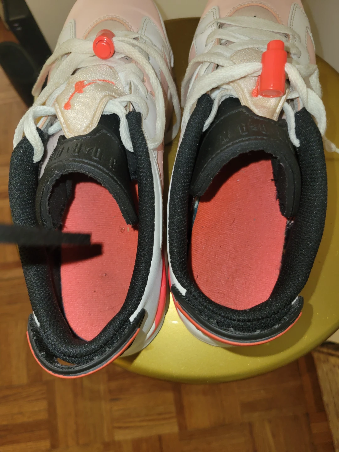Jordan 6 Low Pink and White Sneakers - photo 5