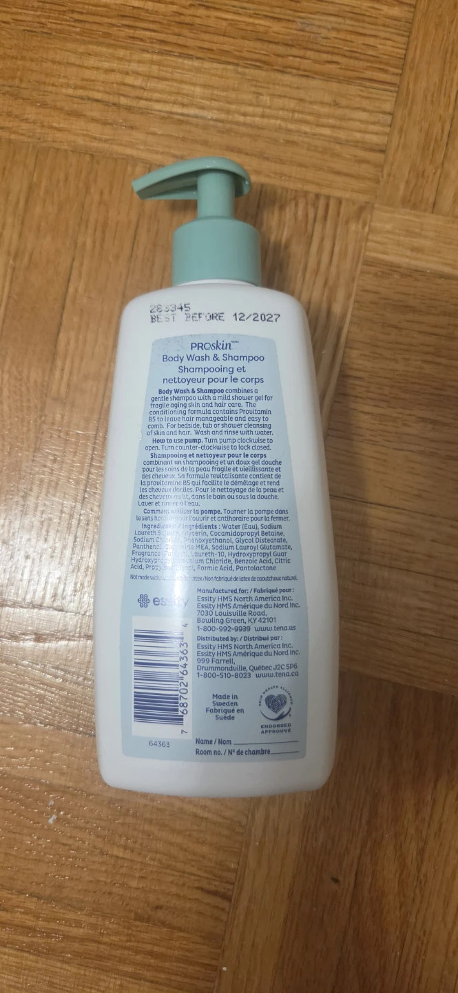 Tena ProSkin Body Wash and Shampoo - photo 3