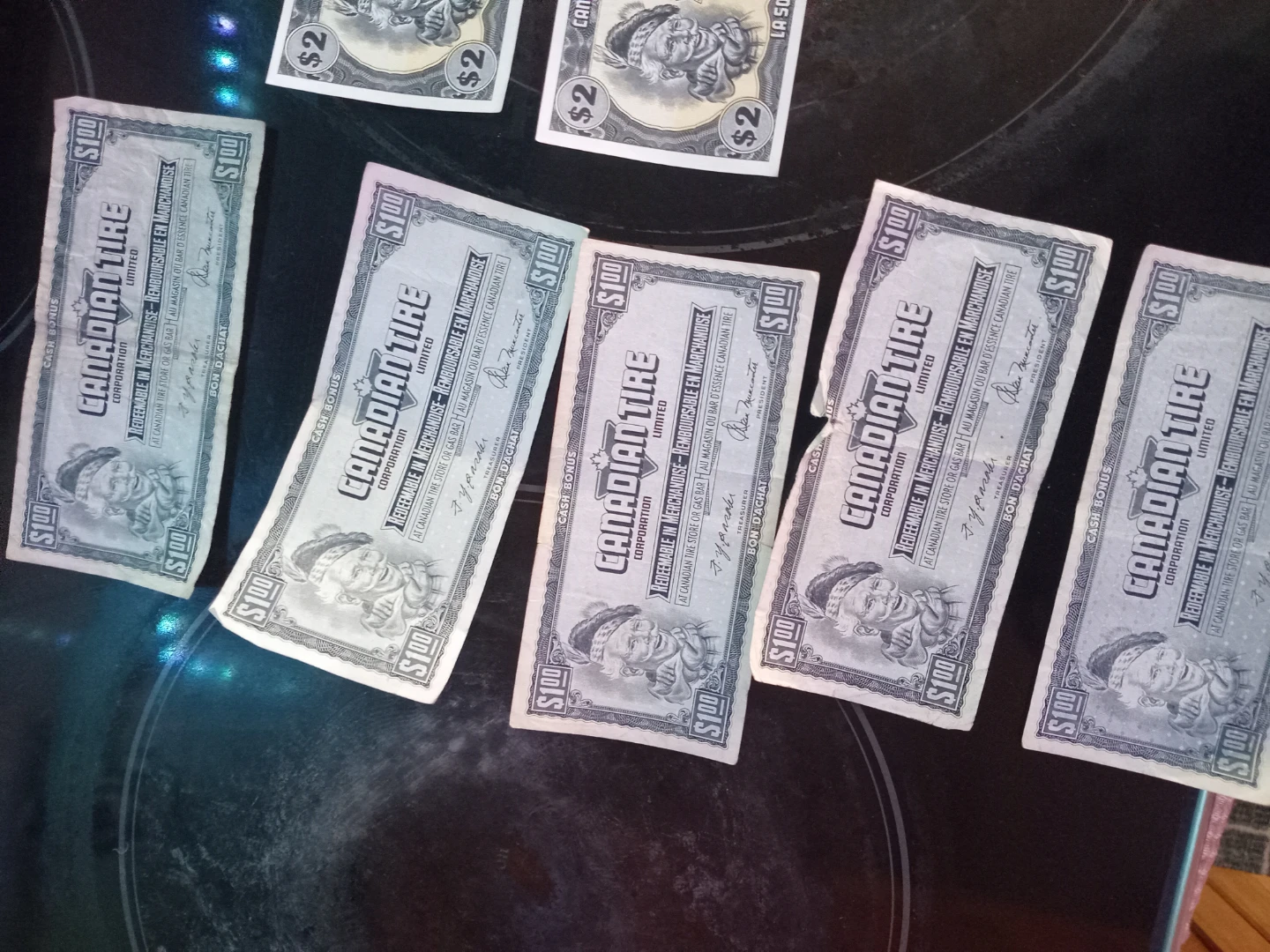Vintage canadian tire notes - photo 4