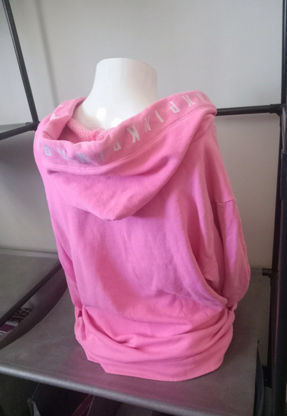Victoria's Secret Pink Campus Hoodie Surfer Hot Pink Logo XS - photo 5