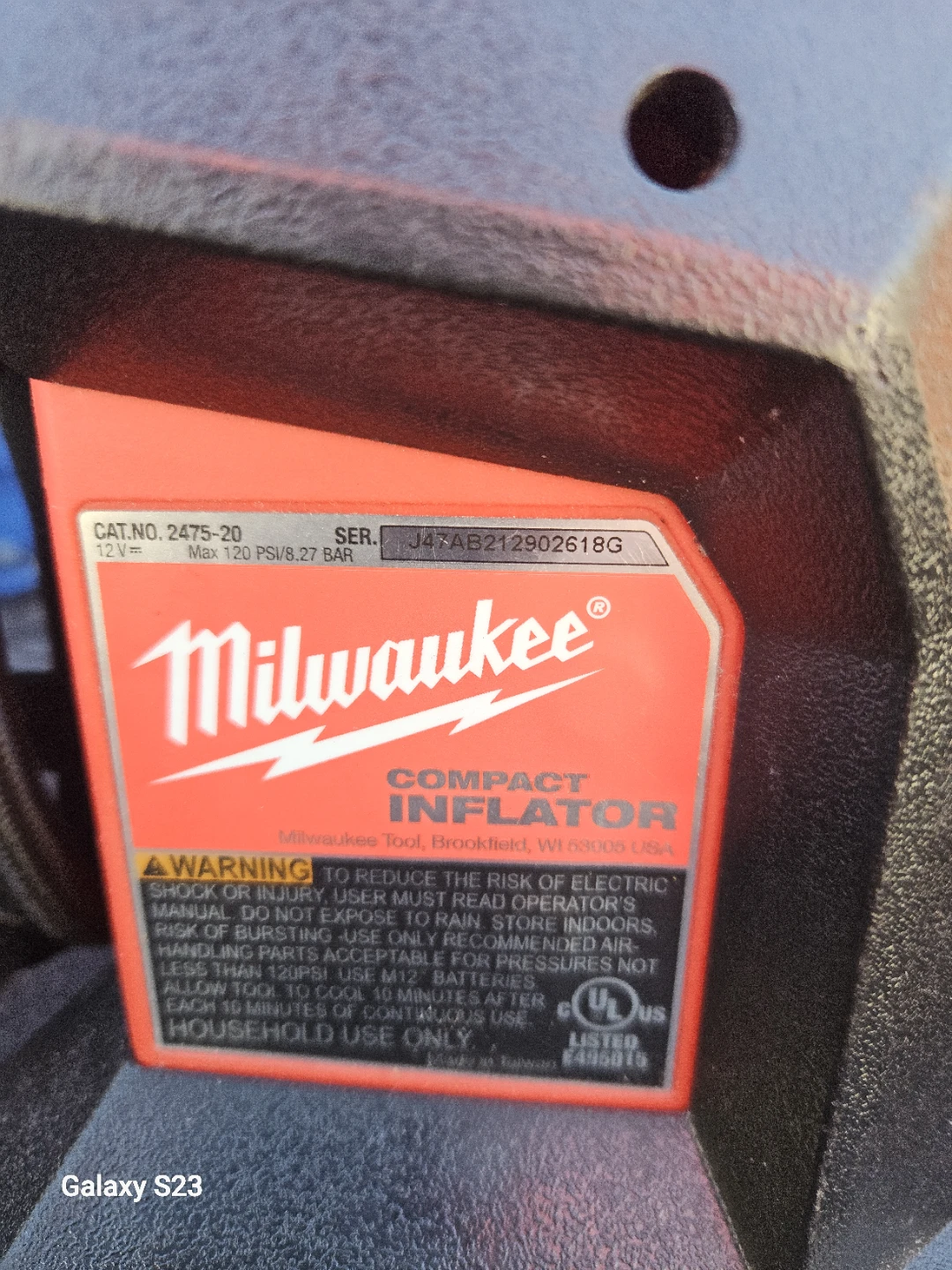 Milwaukee M12 Cordless Compact Inflator - photo 2
