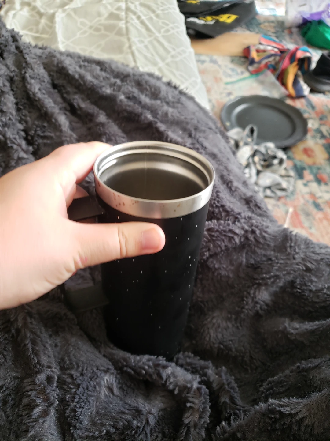 Manna Black Speckled Travel Mug - photo 4