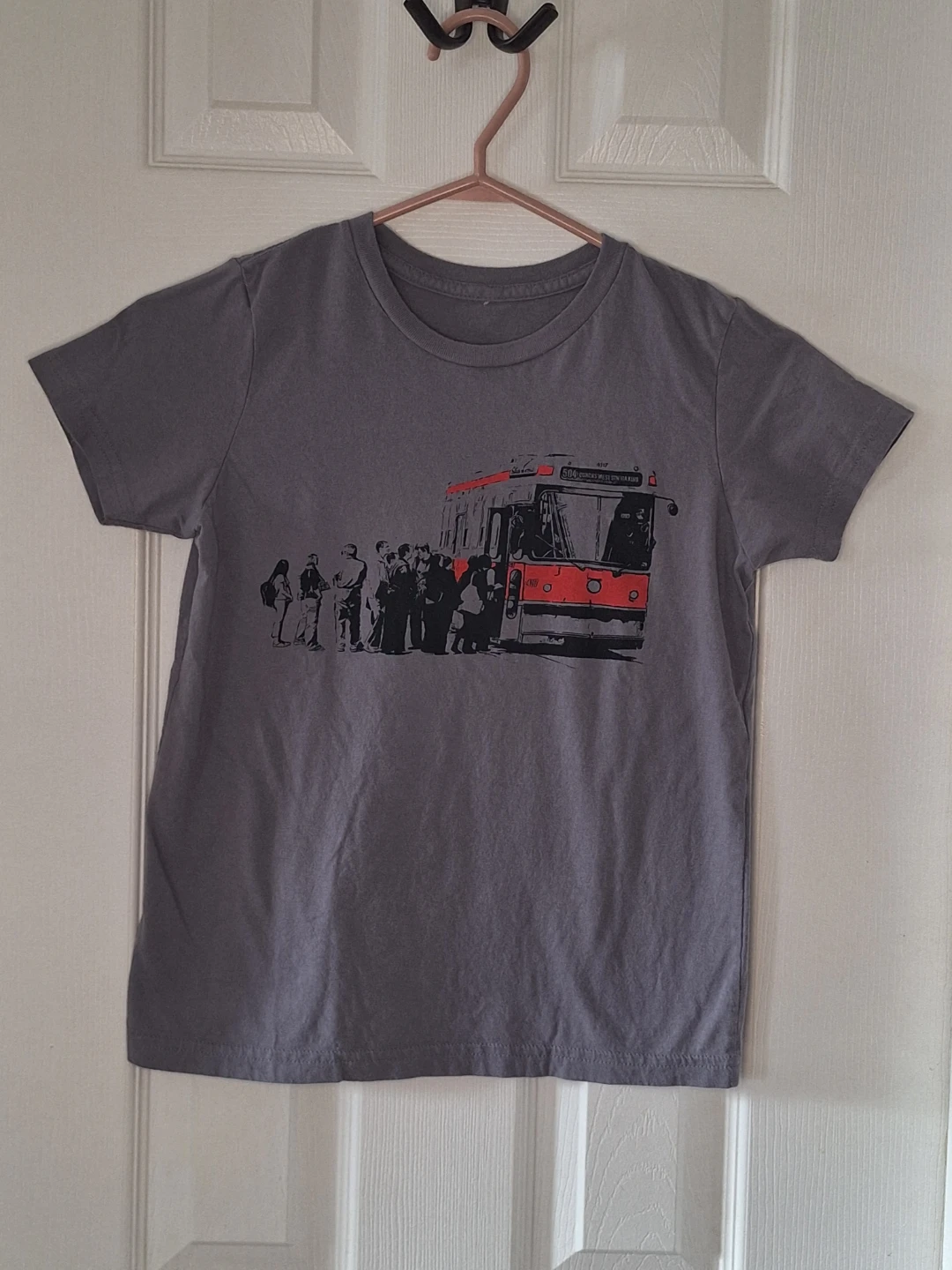 Tresnormale Kids Toronto Streetcar T-Shirt Grey