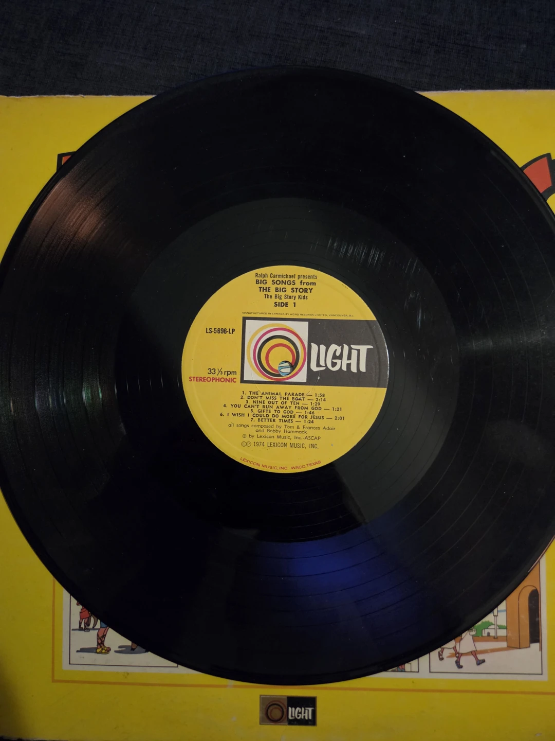 Big Songs from The Big Story Vinyl Record - photo 3