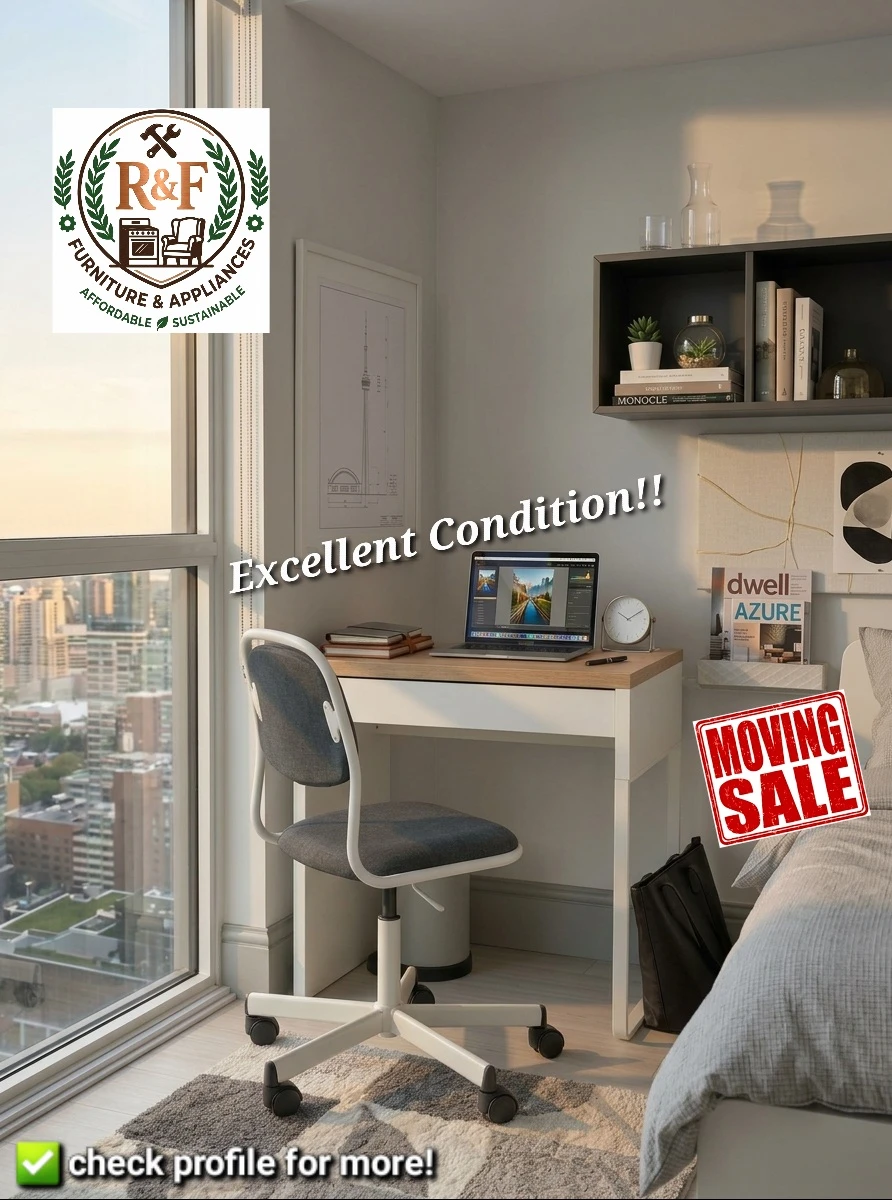 ✴️ Bundle IKEA MICKE Desk & Swivel Chair