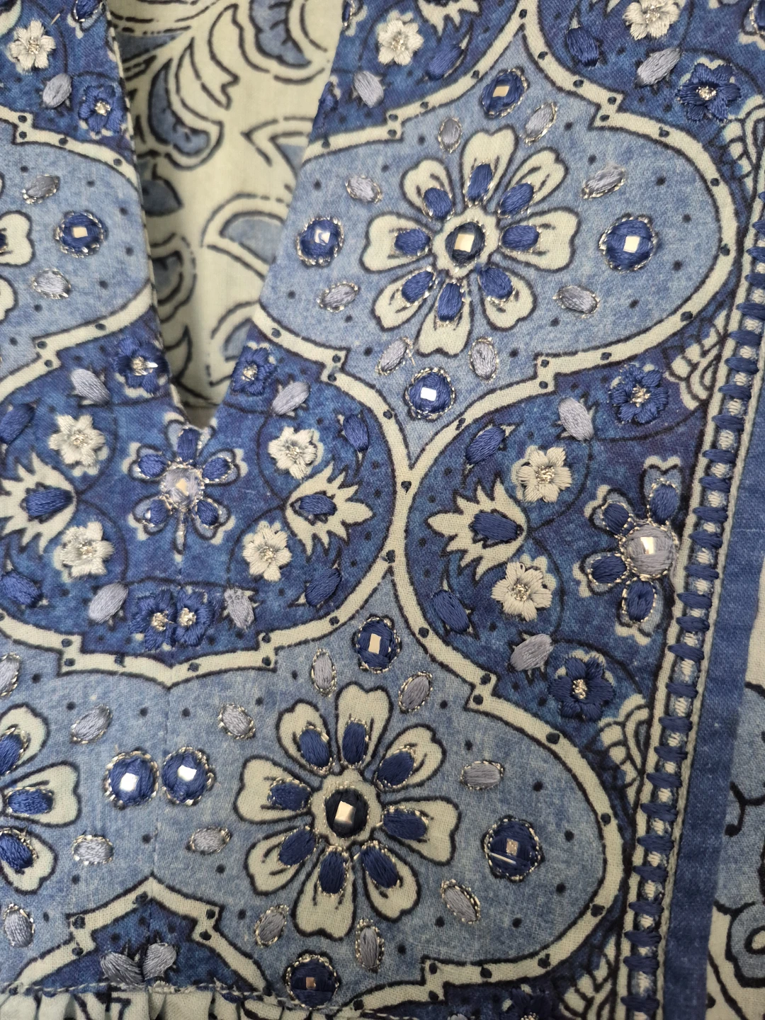 Bella Tu Blue Floral Tunic Dress - photo 4