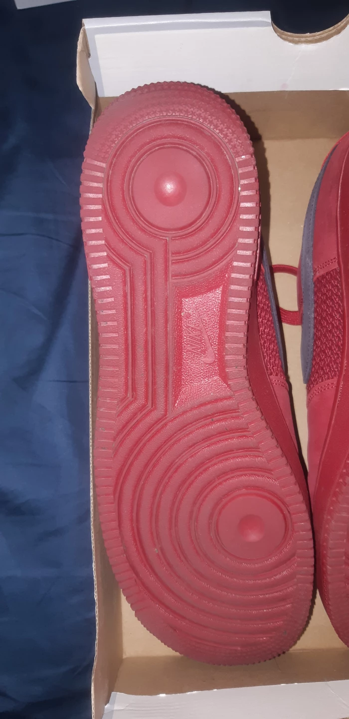 Nike Air Force 1 '07 LV8 RED size u.s 10 men - photo 3