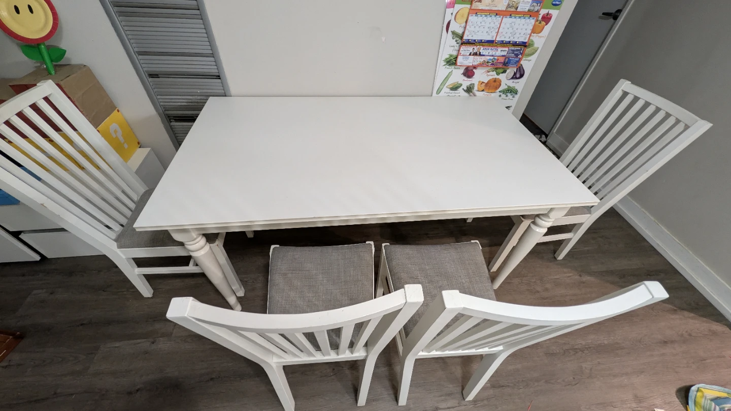 White Dinner Table from IKEA - photo 4