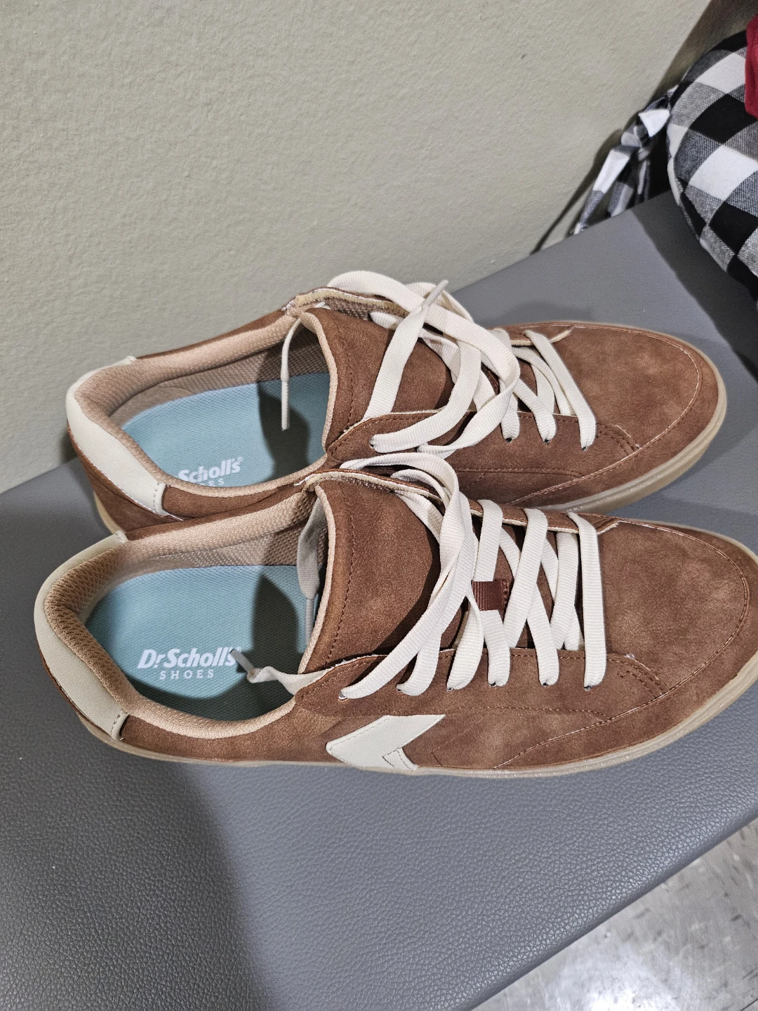 Dr. Scholl's Brown Suede Sneakers