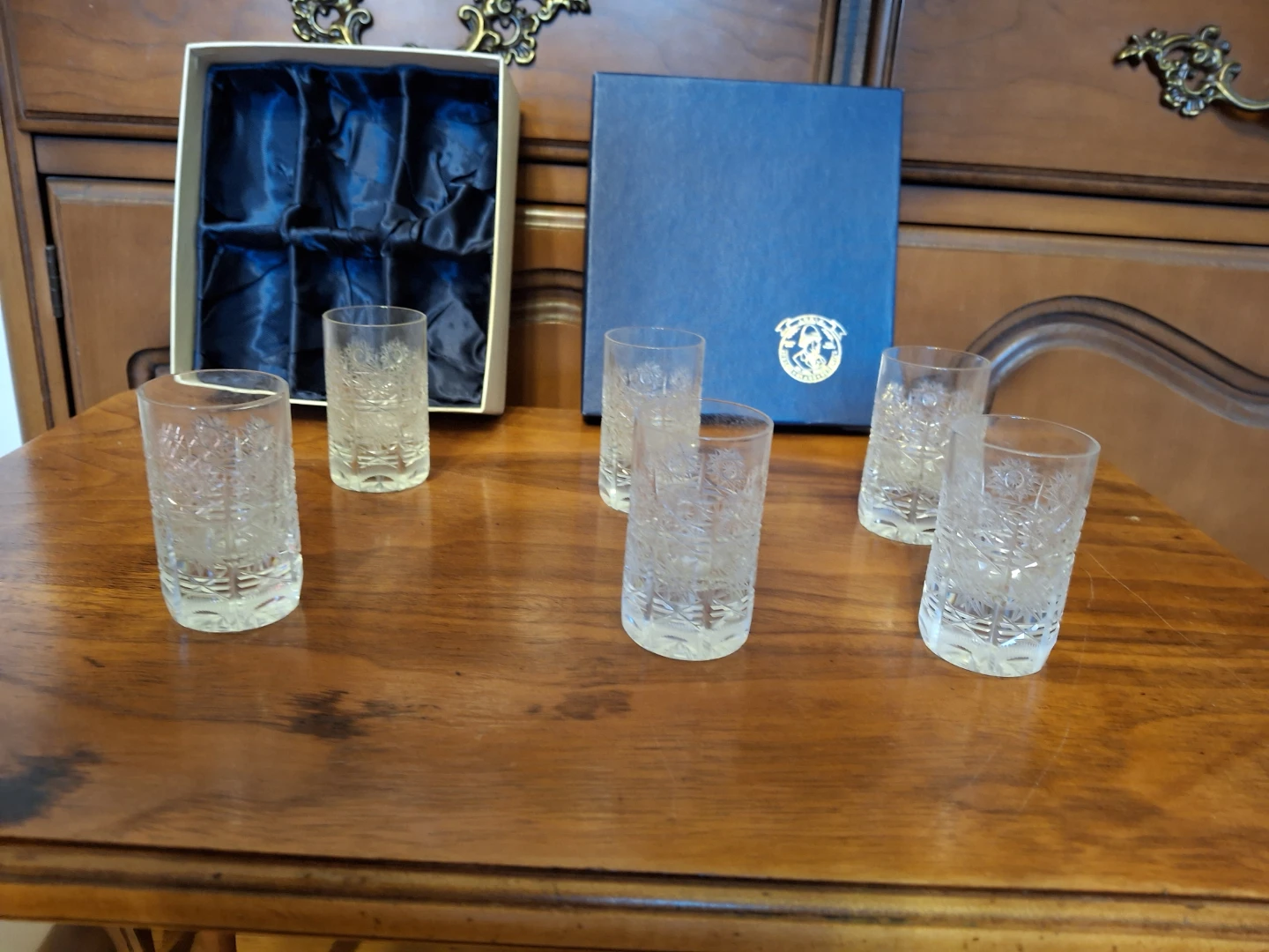 Bohemia Crystal Shot Glasses, Set of 6 - photo 2