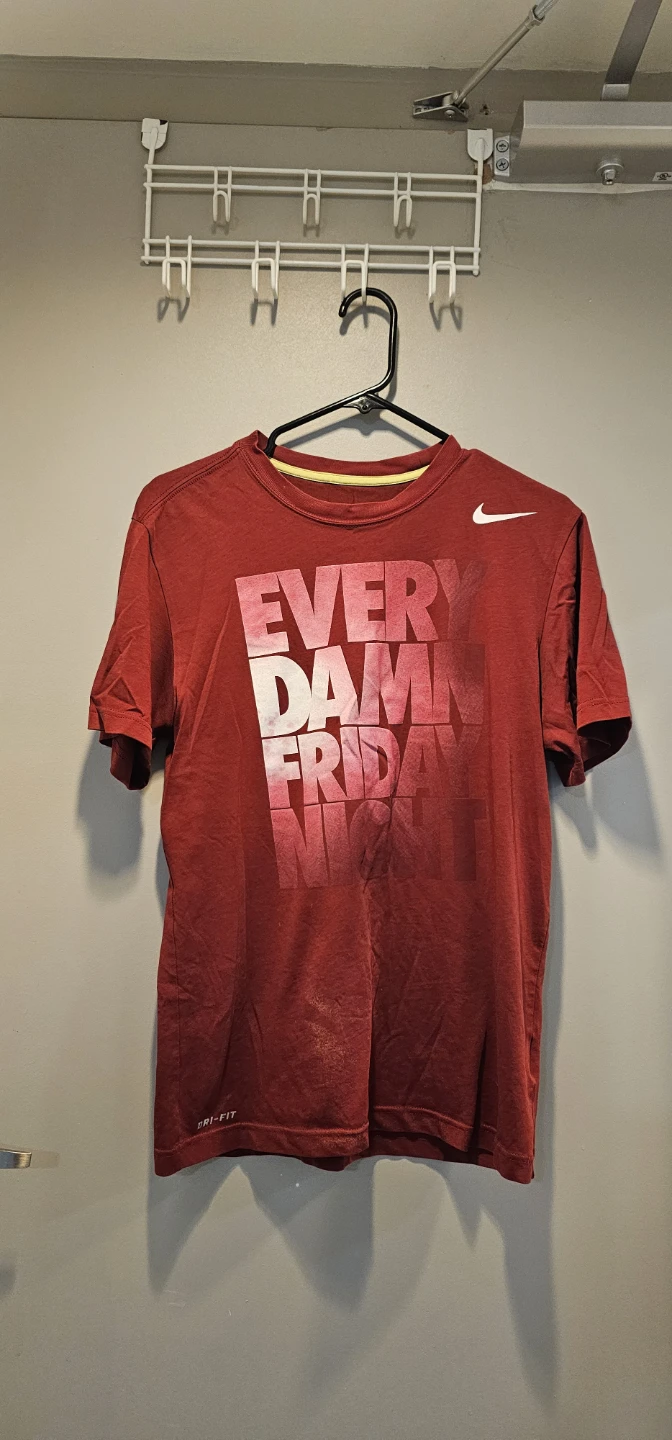 Nike Dri-FIT Red Graphic T-Shirt