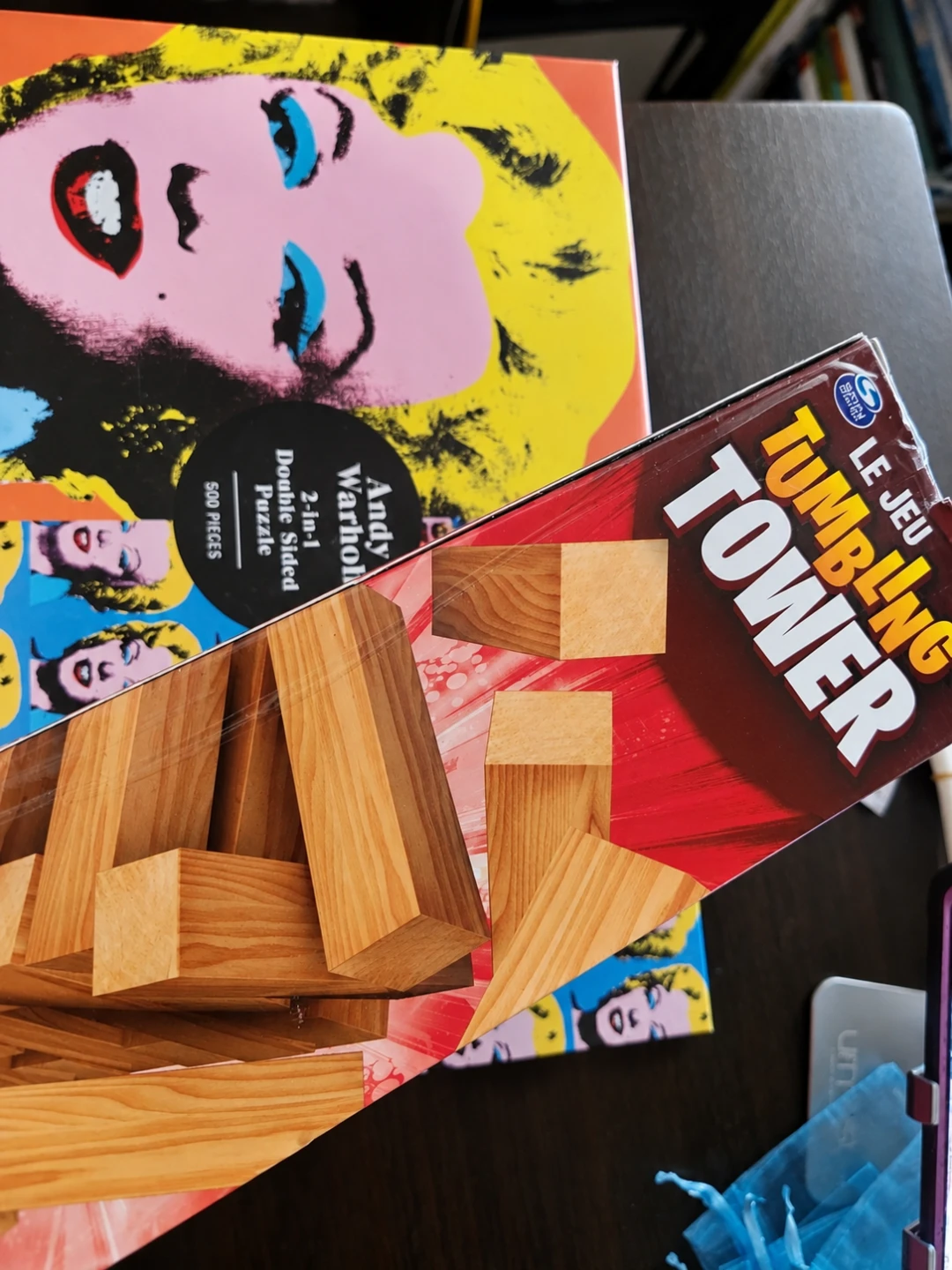 FREE – Puzzle + Tumbling Tower Game