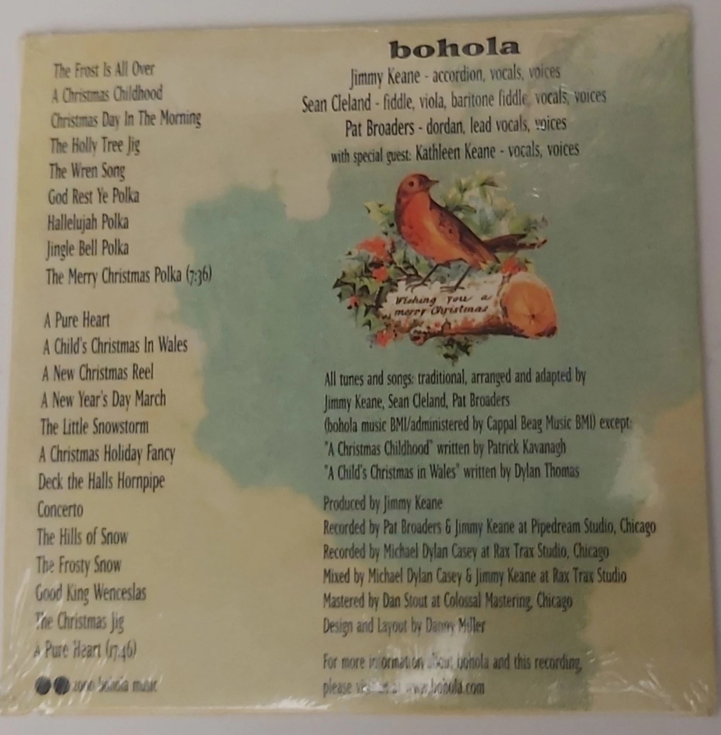 Bohola - A Childhood Christmas CD - photo 2