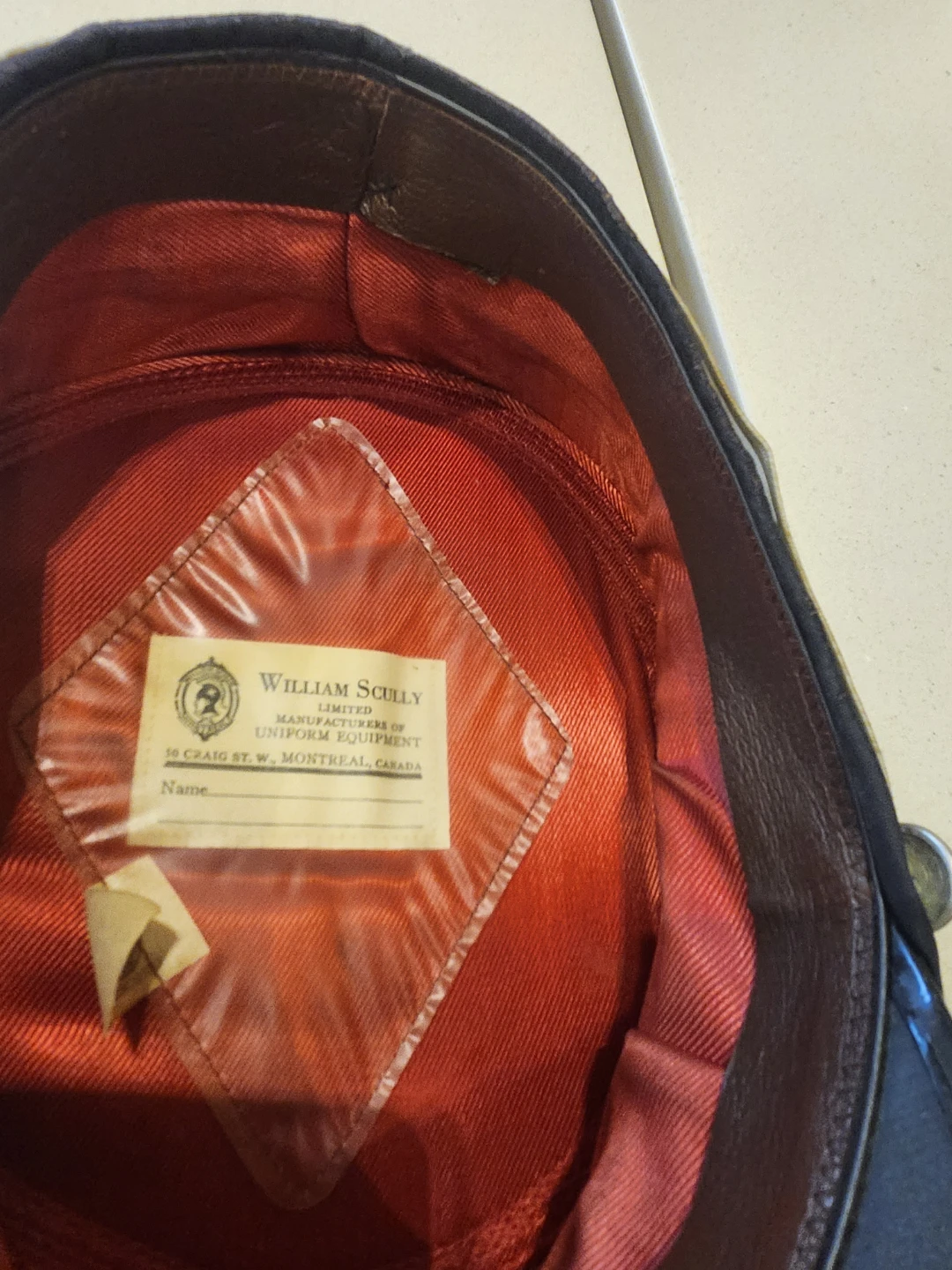 Vintage William Scully CNR Trainman Uniform Cap - photo 5
