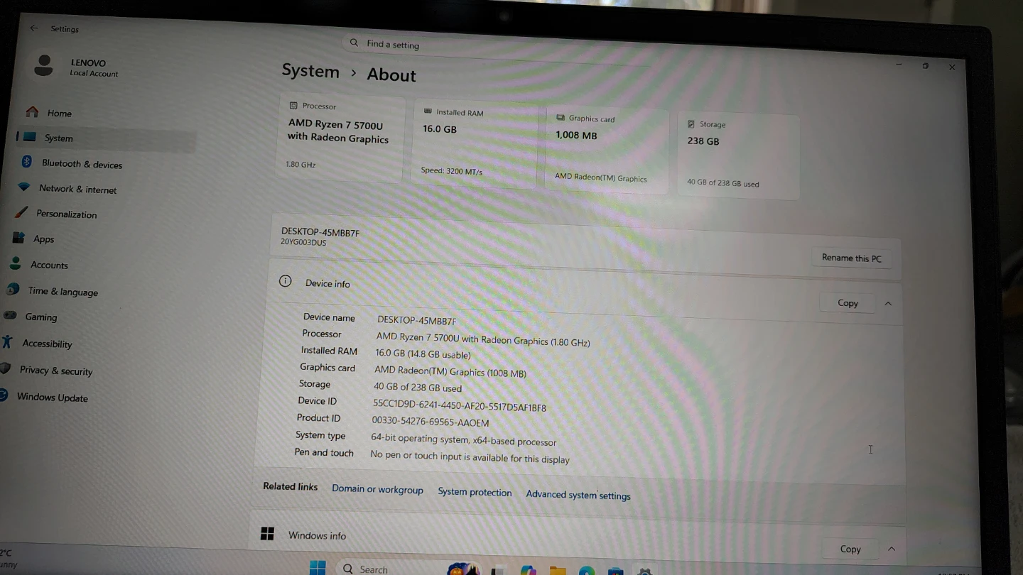 Lenovo ThinkPad E15 Laptop - photo 5