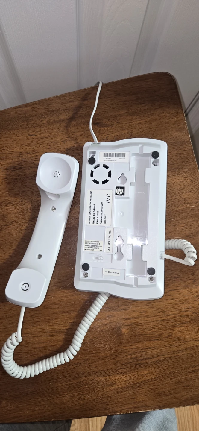 GE Corded Telephone White - photo 3