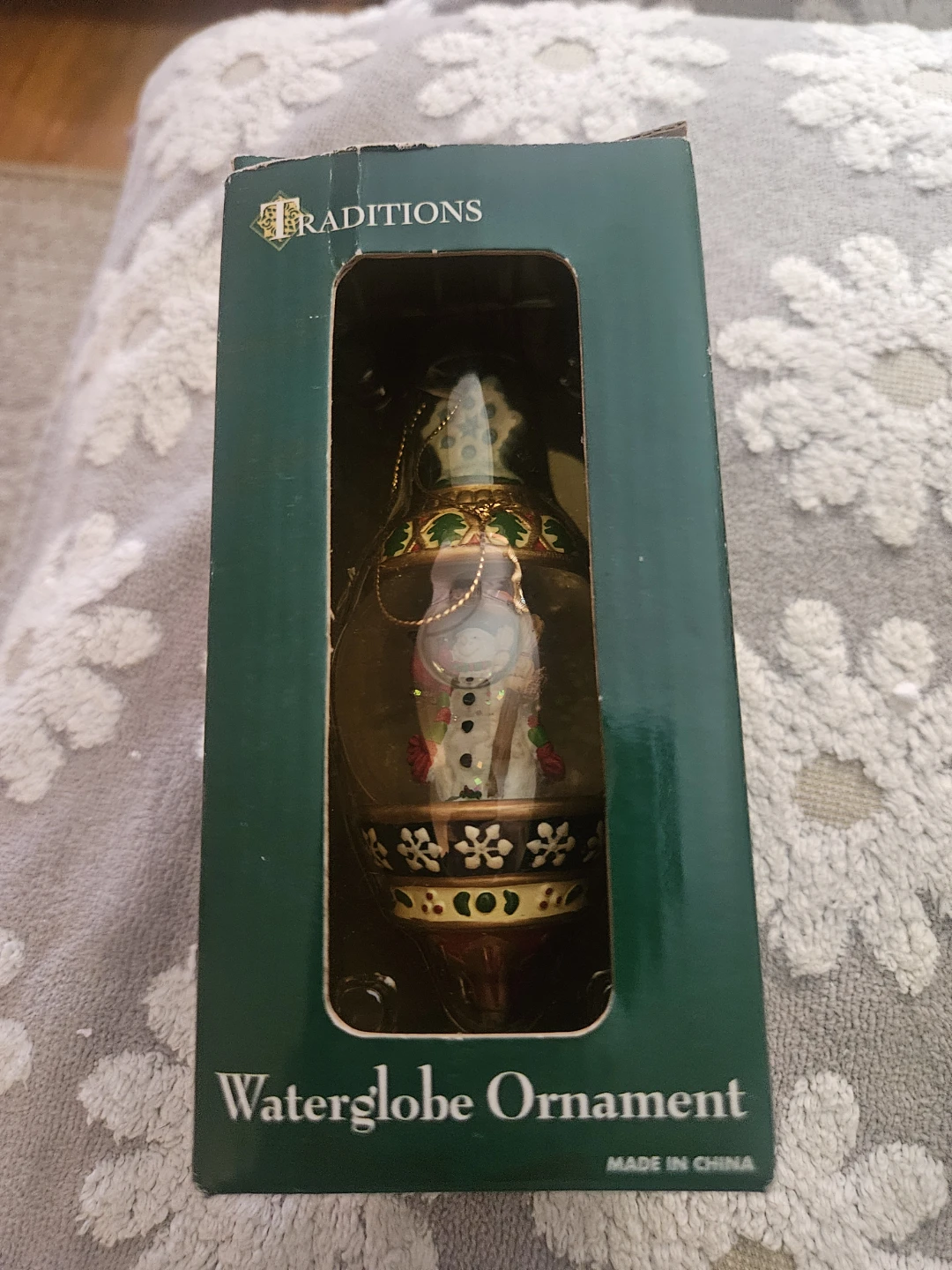 Traditions Snowman Waterglobe Ornament - photo 3