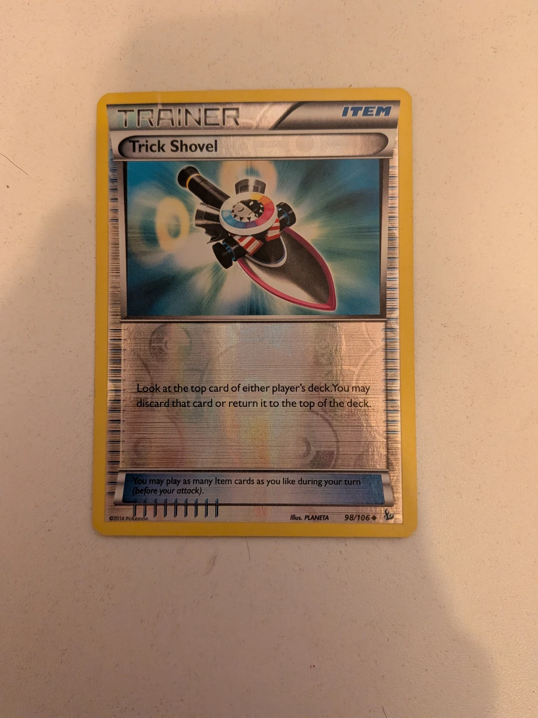 Pokemon Trading Card: Trick Shovel Trainer Card - photo 4