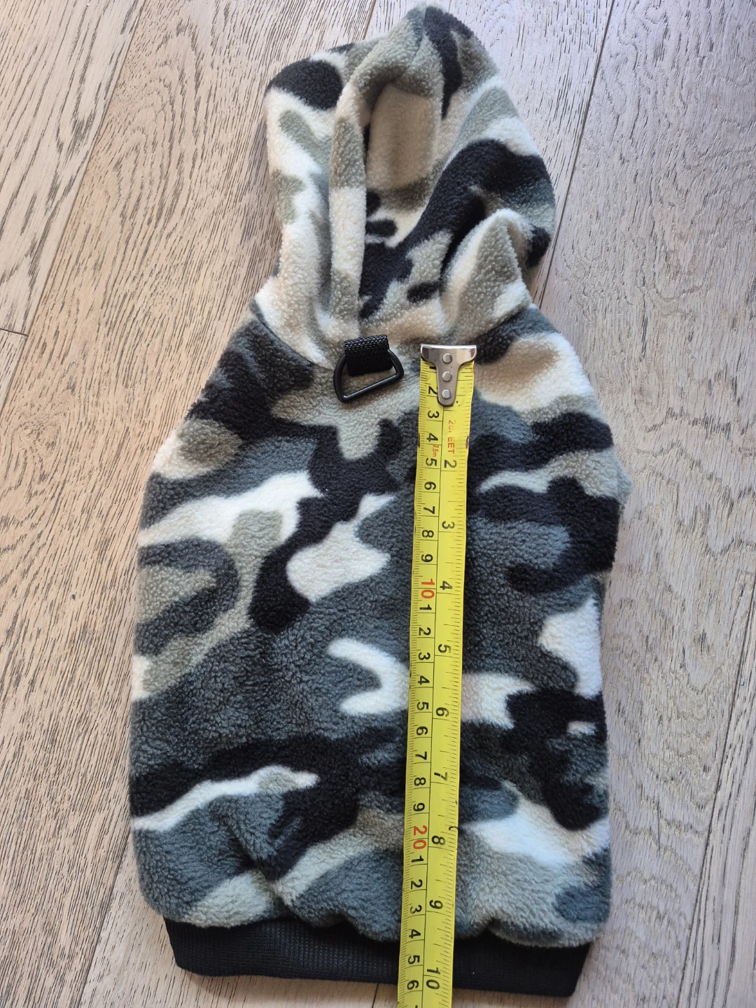 Camo Fleece Dog Hoodie Size M - photo 4