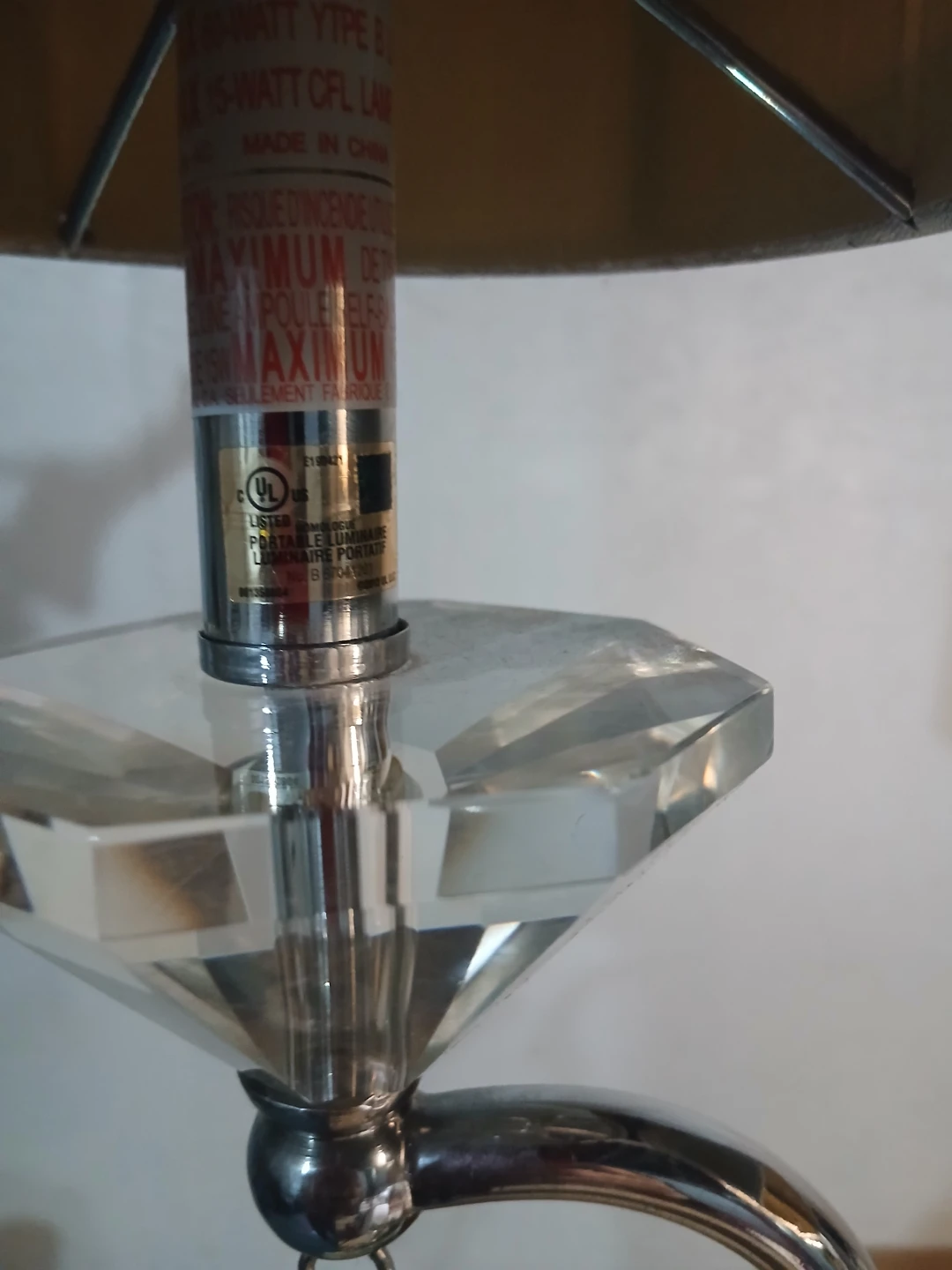 Set of Two Crystal Table Lamps - photo 3