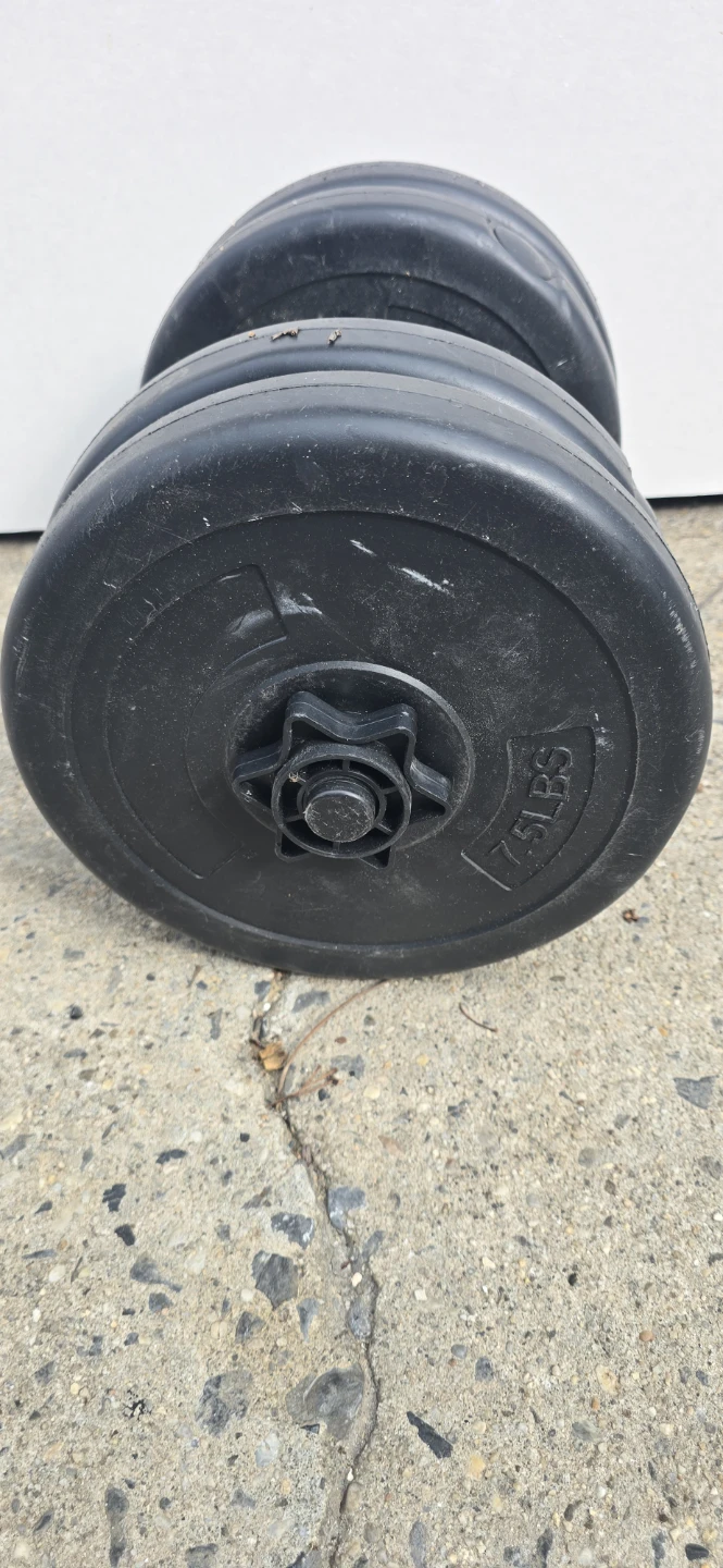 Adjustable Black Dumbbell - photo 3