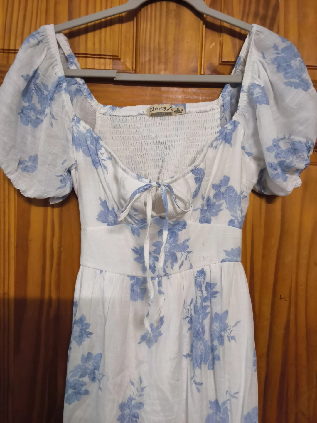 Liberty Love White and Blue Floral Dress - photo 4