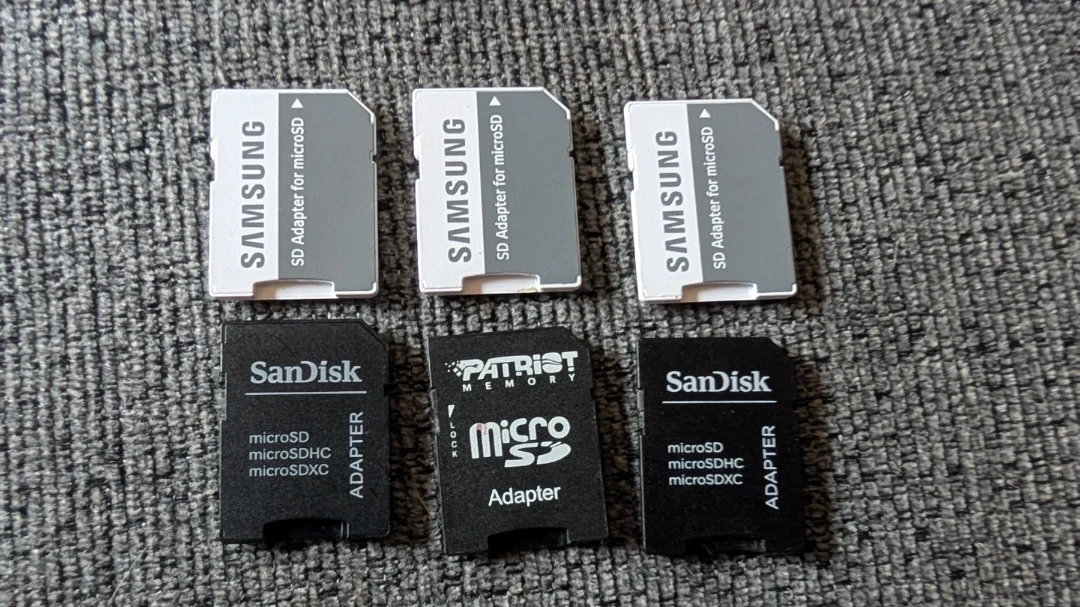 6 MicroSD to SD Memory Card Adapters - photo 2