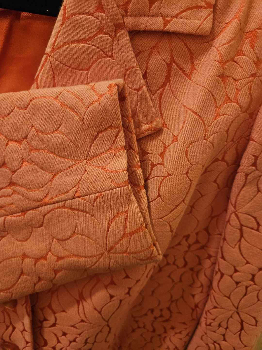 Dialogue Peach Floral Blazer - photo 2