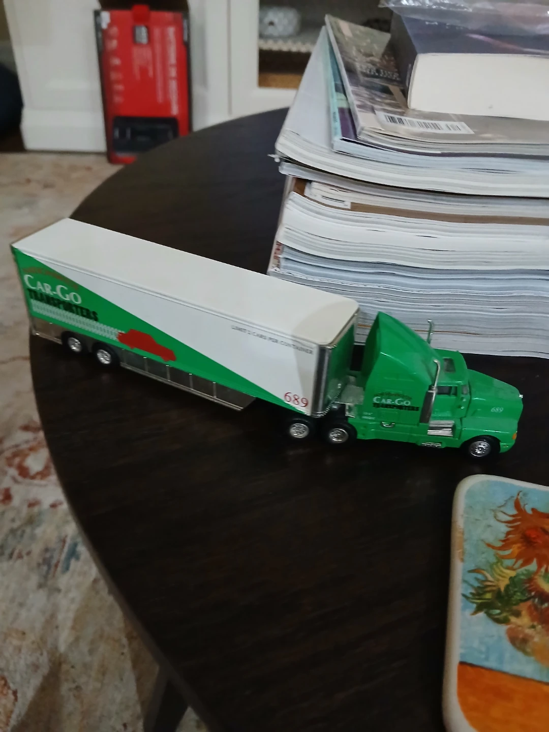 Green Car-Go Transporters Toy Semi-Truck