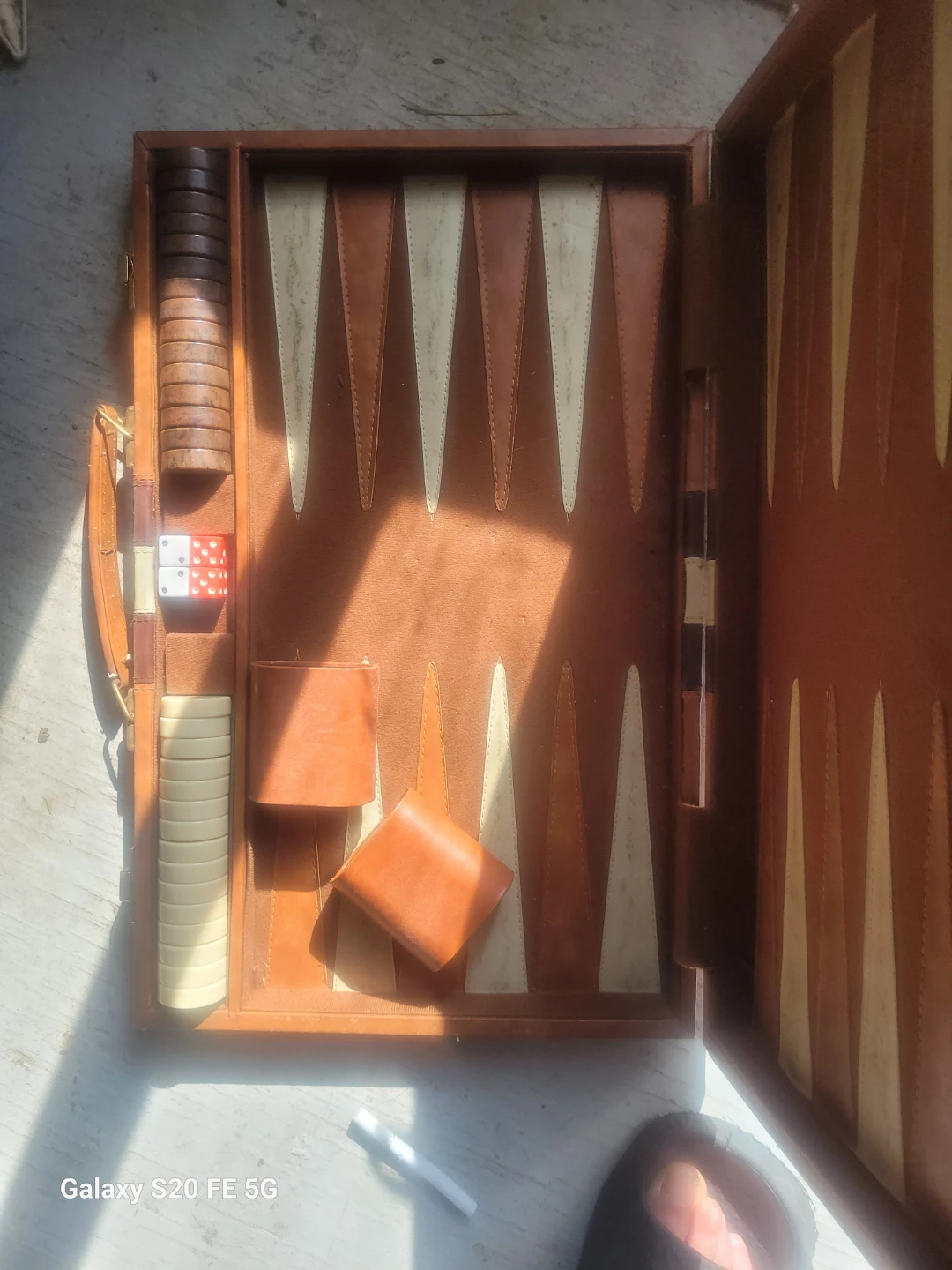 Vintage Style Backgammon Set