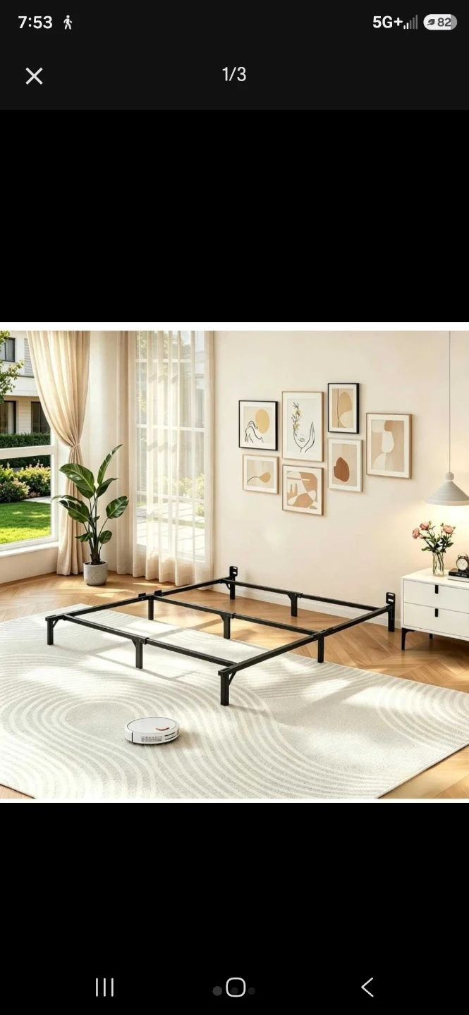 Queen Size Heavy Duty Steel Bed Frame
