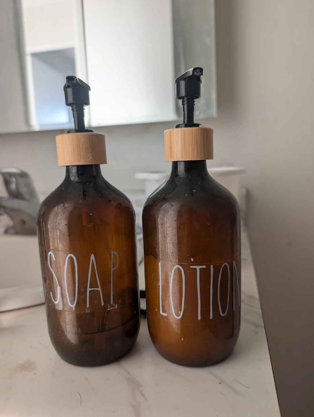 Mithrgrous 5-Pack Refillable Amber plastic Bottles - photo 3