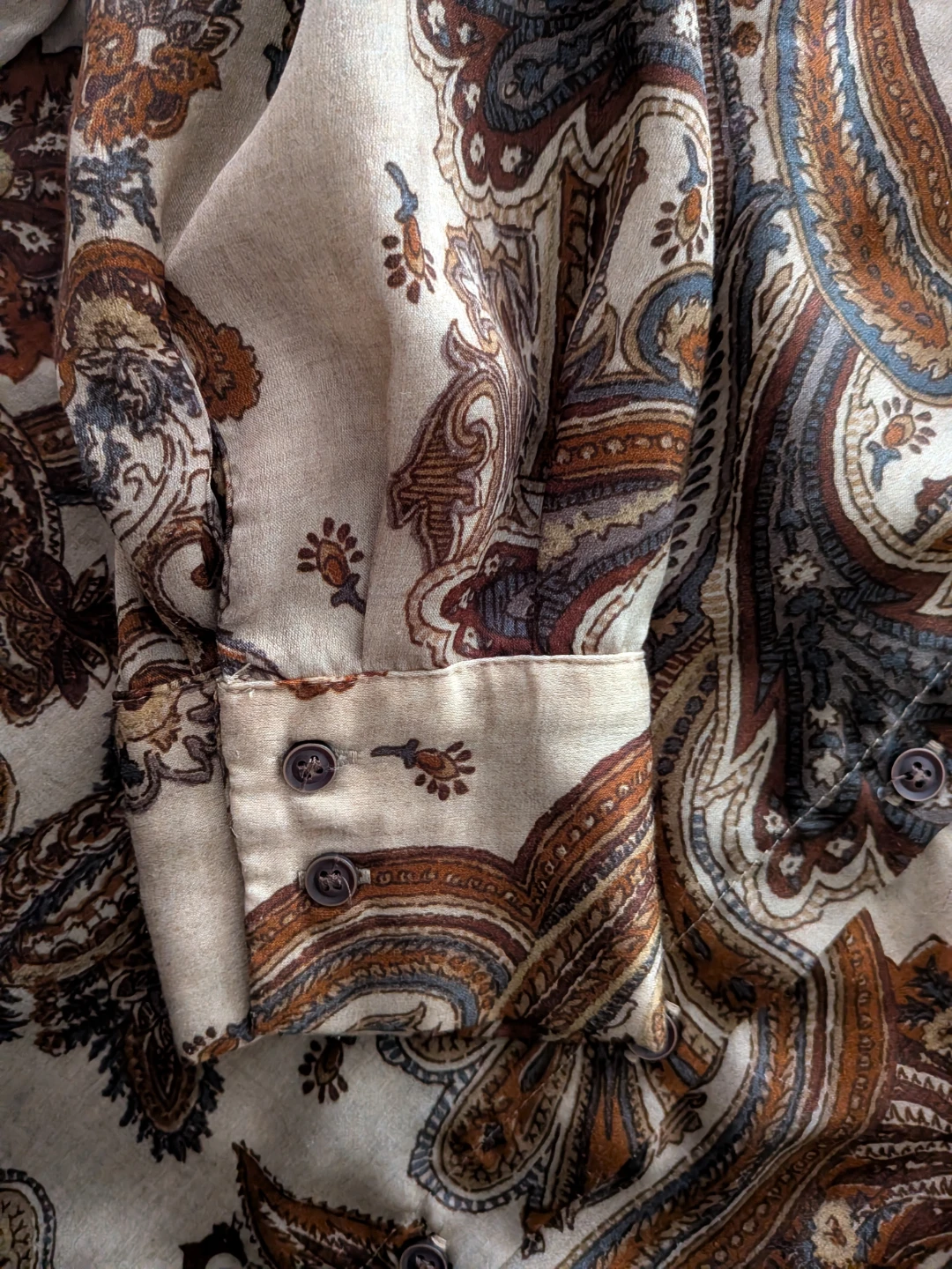 MNG Casual Paisley Print Button-Down Shirt - photo 3