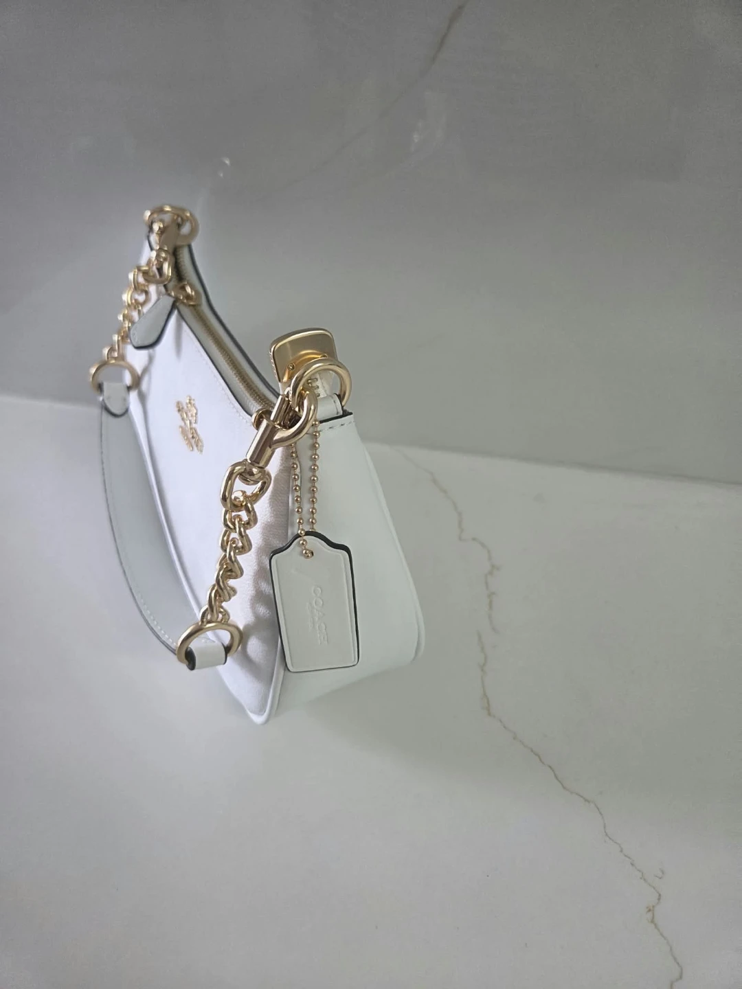 Coach White Teri Shoulder Bag - photo 2