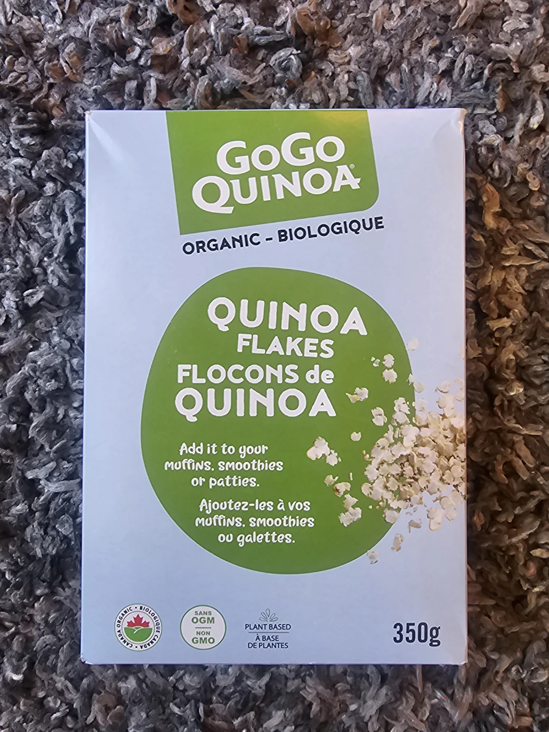 6 Boxes GoGo Quinoa Organic Quinoa Flakes 350g