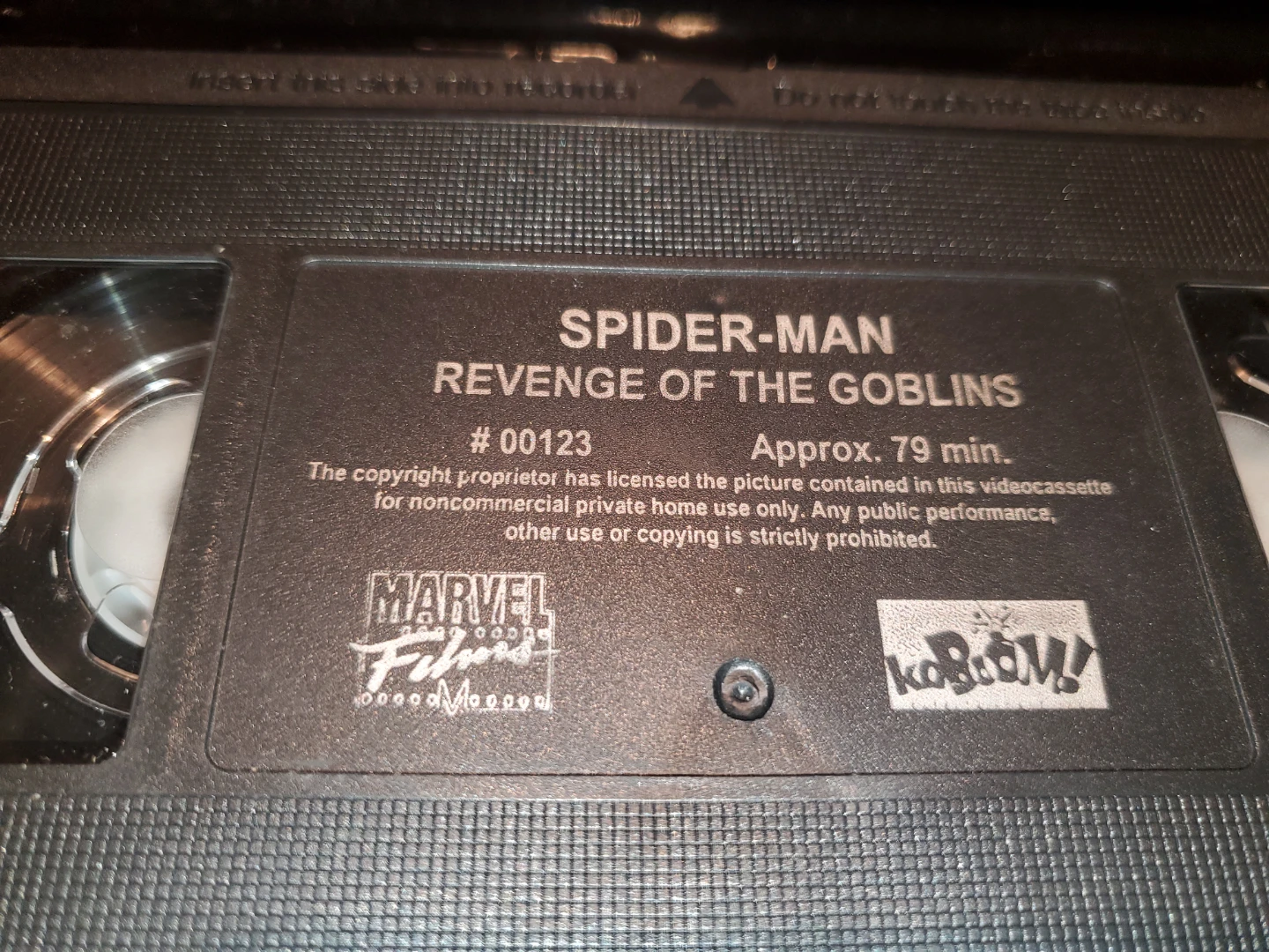 1996 Spider-Man Revenge of the Goblins VHS - photo 3