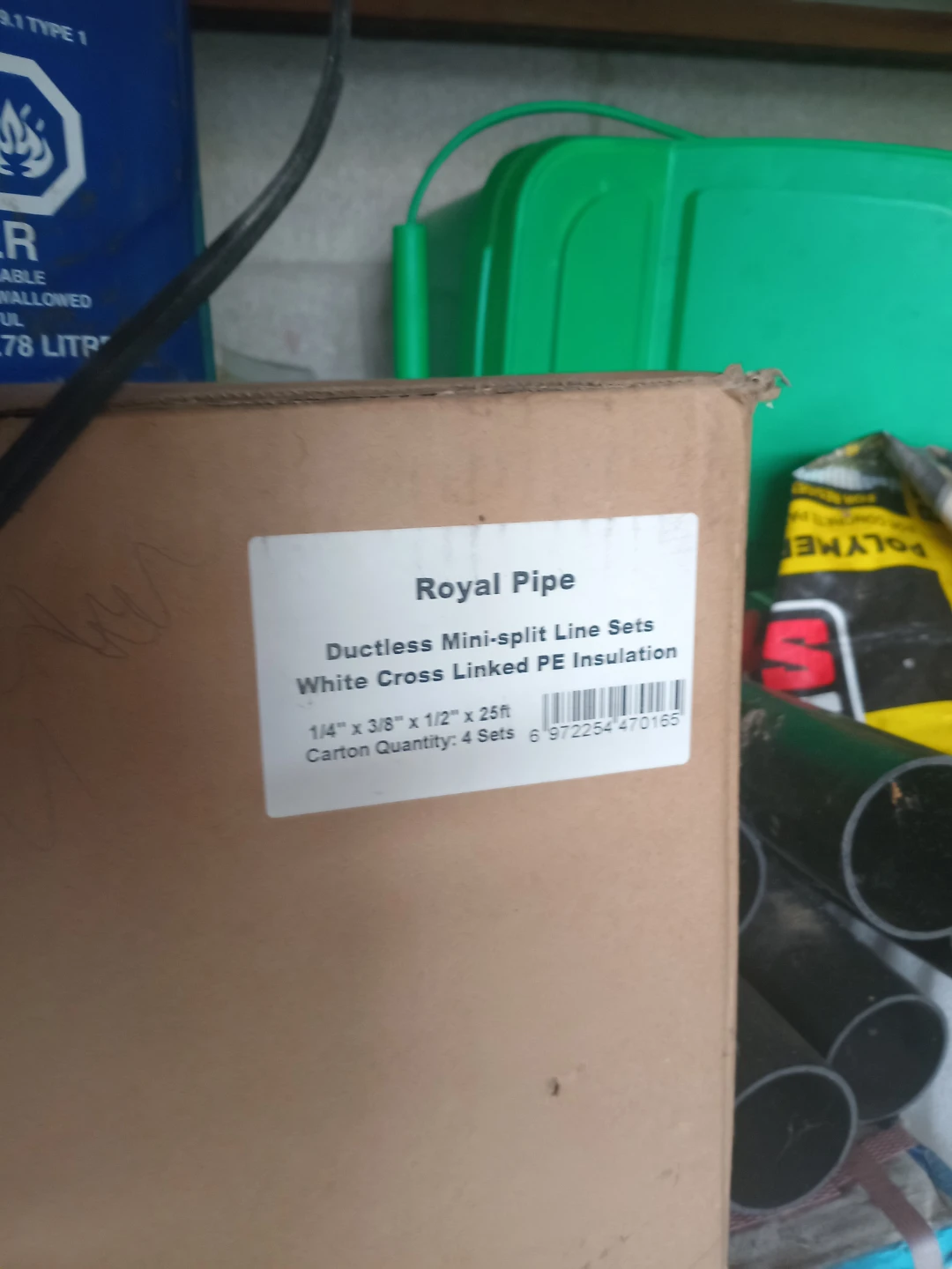 Royal Pipe Ductless Mini-split Line Sets 4 Sets