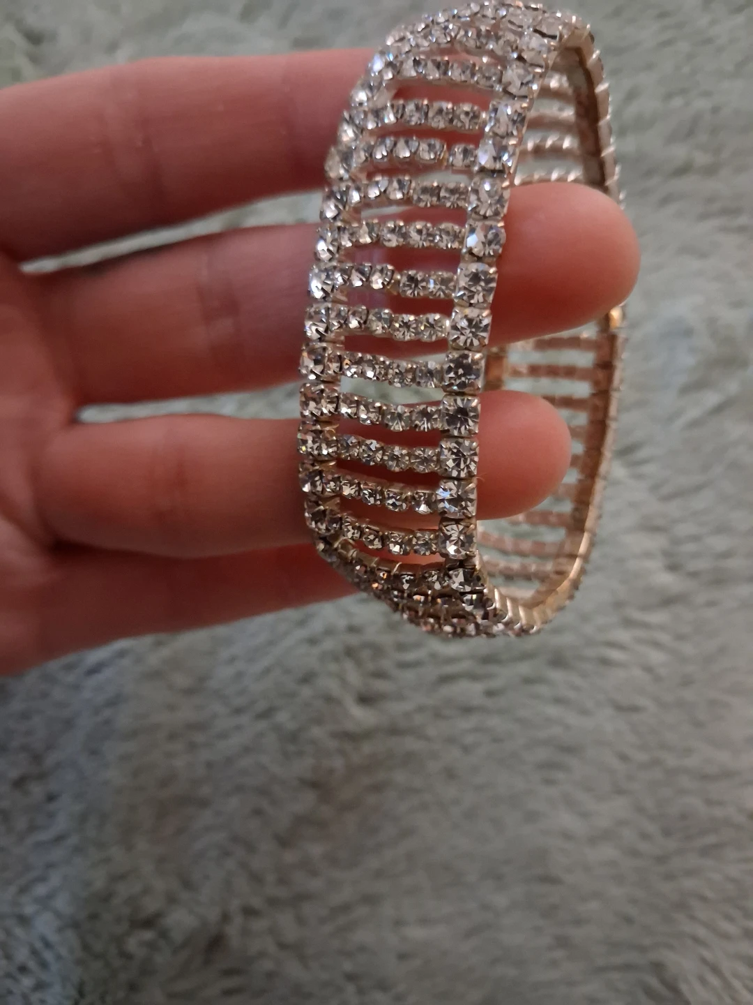 Silver-Tone Chunky Fashion Cuff Bracelet - photo 3