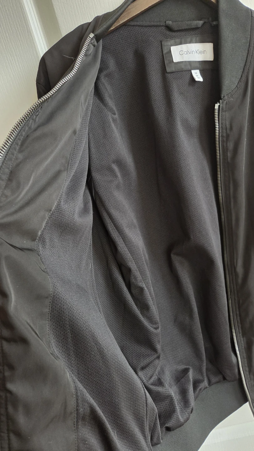 Calvin Klein Black Bomber Jacket - photo 4