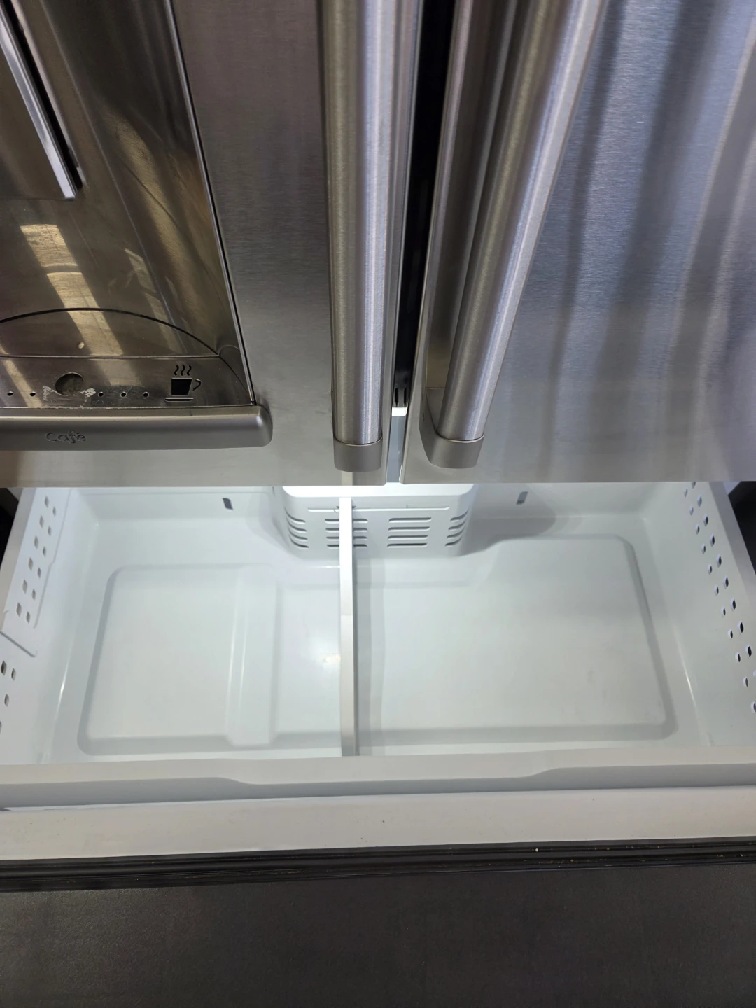 36" GE Cafe Stainless Steel French Door Refrigerator - photo 3