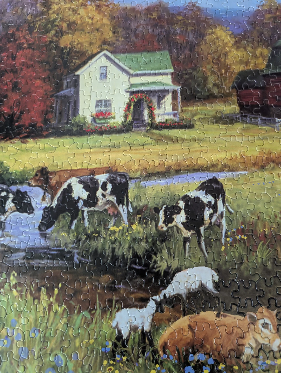 Bringing Home the Milk 1000 Piece Jigsaw Puzzle 🧩 - photo 3