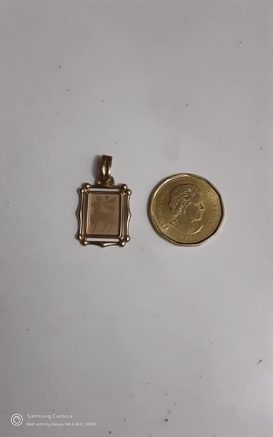 Gold Sagittarius Zodiac Pendant 14Ksolid gold - photo 3