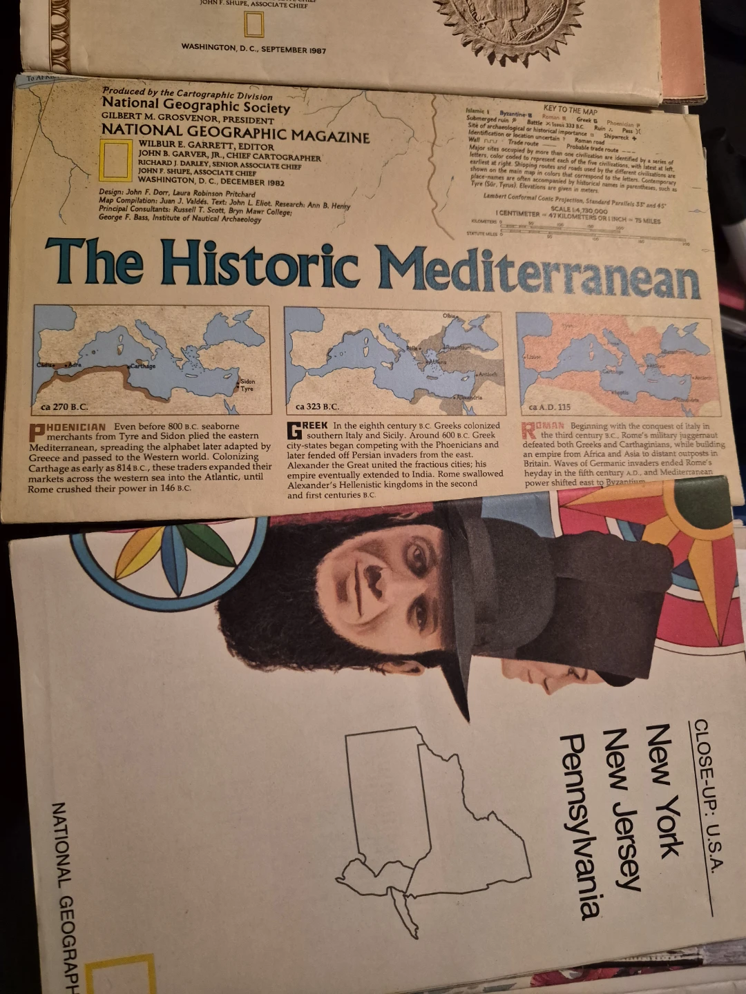 Vintage National Geographic Society Maps Collection - photo 3