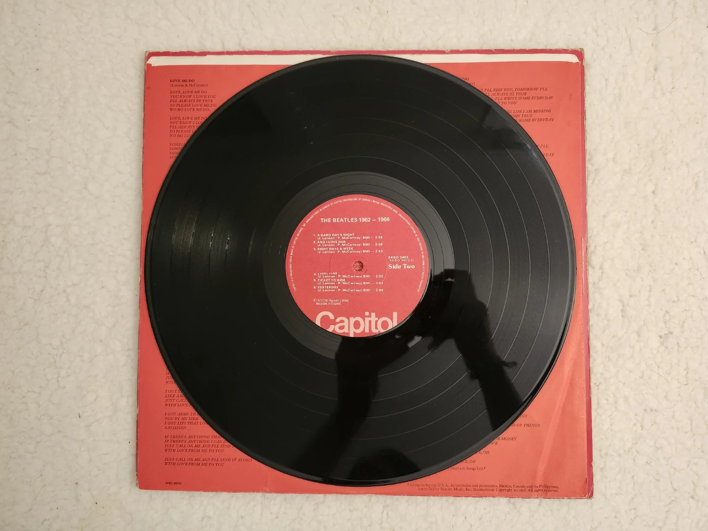 The Beatles 1962-1966 Vinyl Record - photo 3