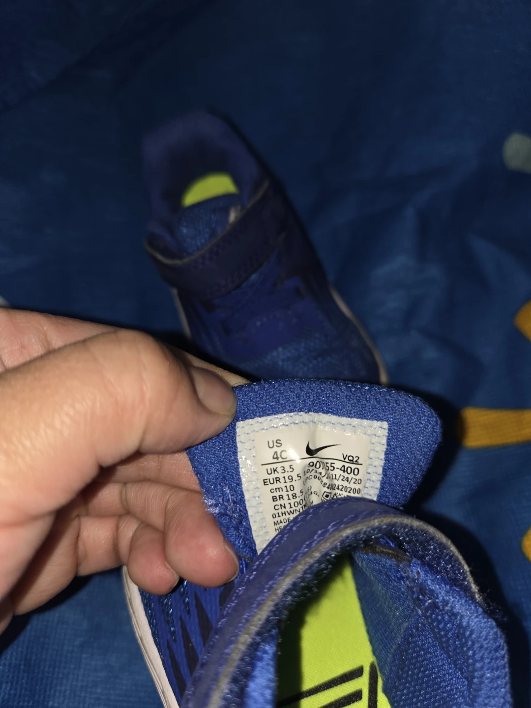 Nike Toddler Blue Running Shoes - 4C - photo 2