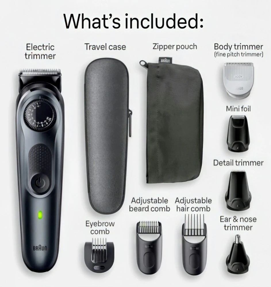 Braun All-in-One Trimmer 5 Series 8-in-1 Kit - photo 4