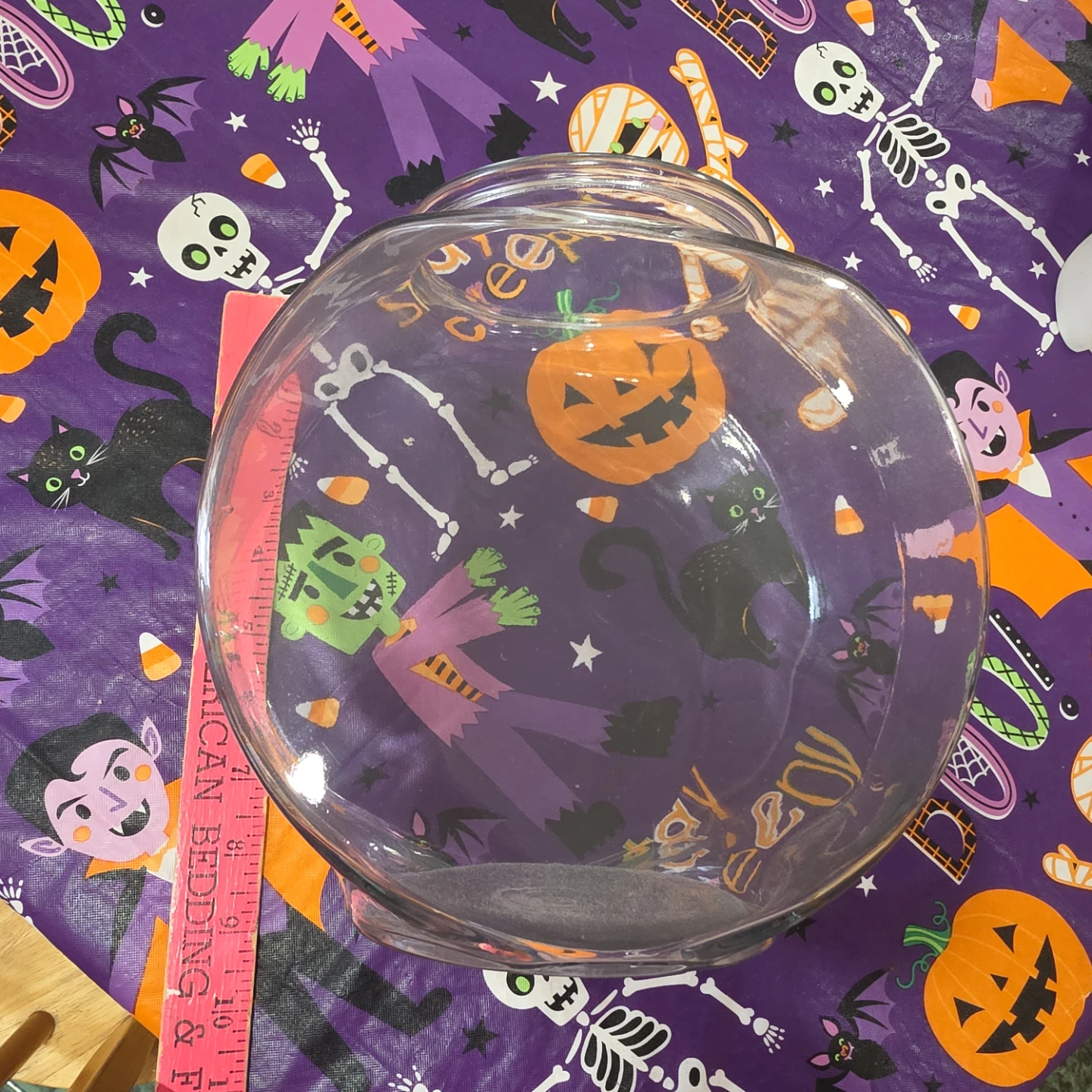 Large Clear Glass Fish Bowl - photo 2